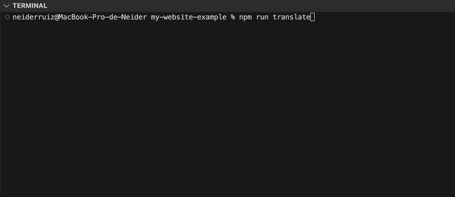 Progresso no terminal